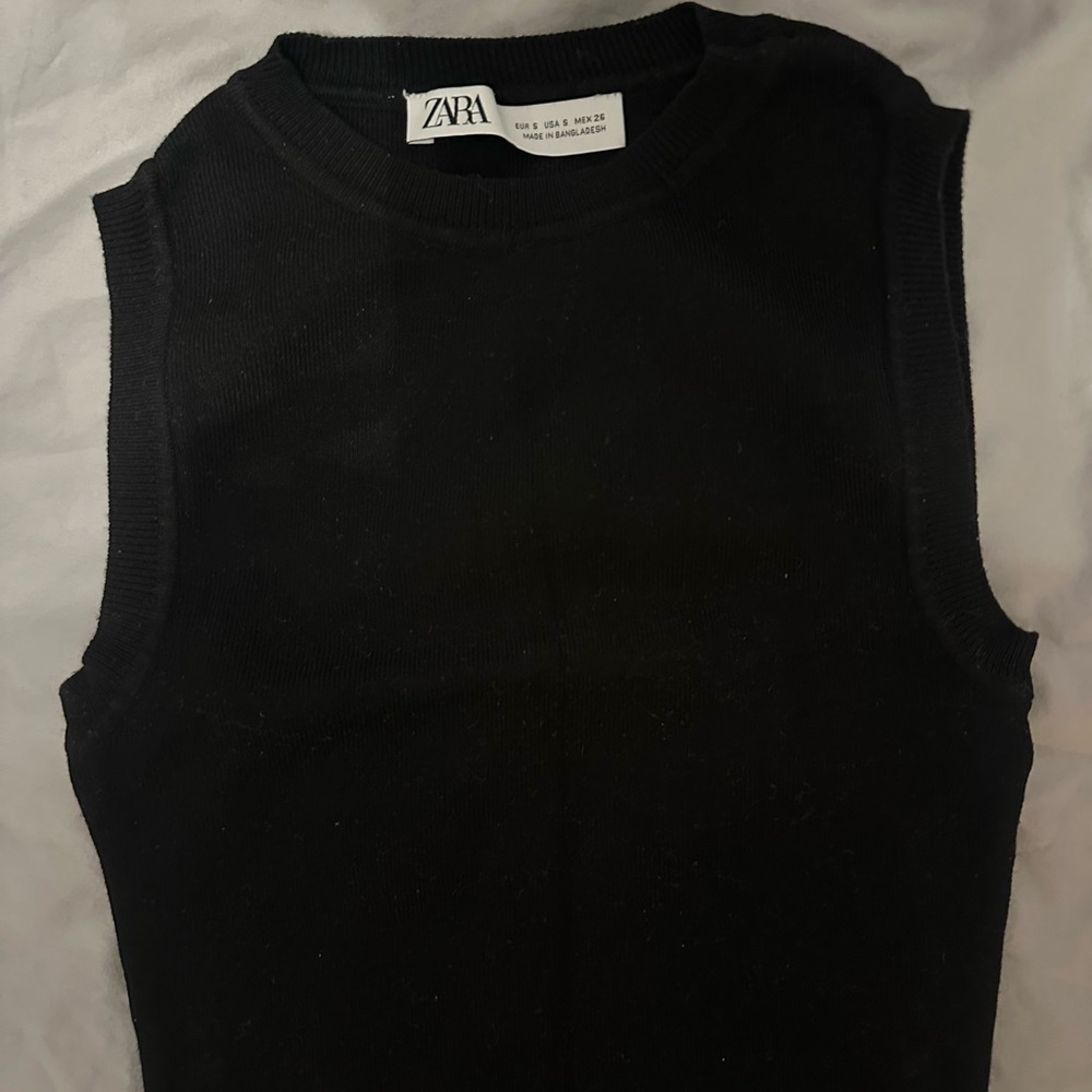 Zara Classic Black Tank Top
